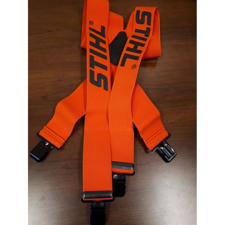 Bretelles Stihl Pour Pantalon Avec Pinces Métalliques - Longueur 130 Cm - Orange - 13