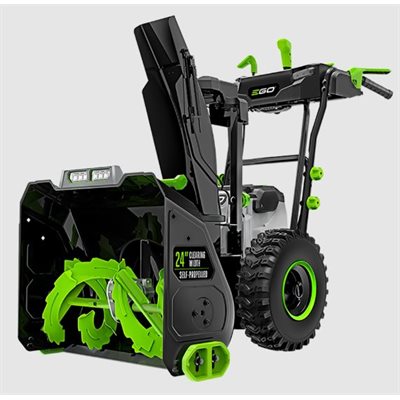 EGO SNOWBLOWER 24" 4X BATTERIES 10Ah & CHARGER 280W